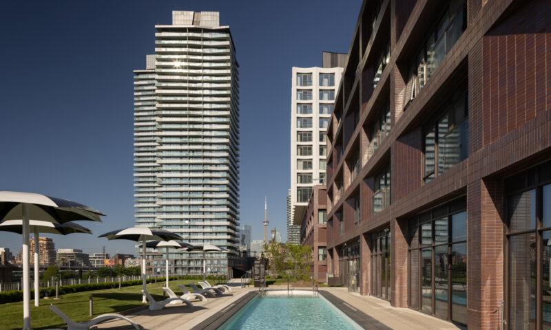 The Cove, signature outdoor pool at Maple House.